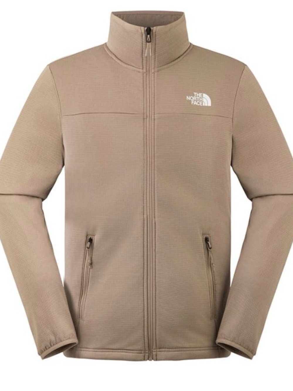Men’s TNF Cedar Trail  grid Fleece Jacket Mushroom Grey 3xl NEW